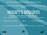 Mozart's Requiem flyer